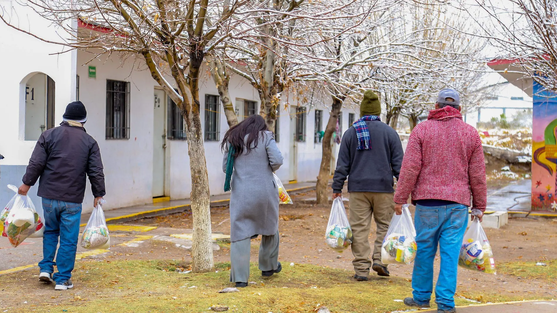 Entrega de alimentos